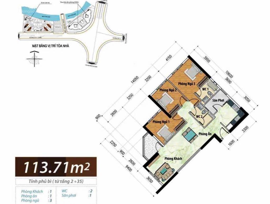 Bán căn hộ chính chủ  3pn, 113m2 hoàng anh thanh bình , tân hưng, q7
