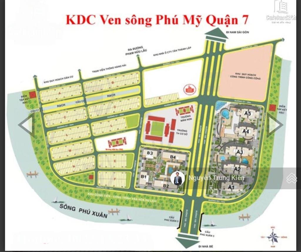 Bán đất 2mt đường số phú mỹ 2  90m2, 5x18  nhỉnh 9 tỷ