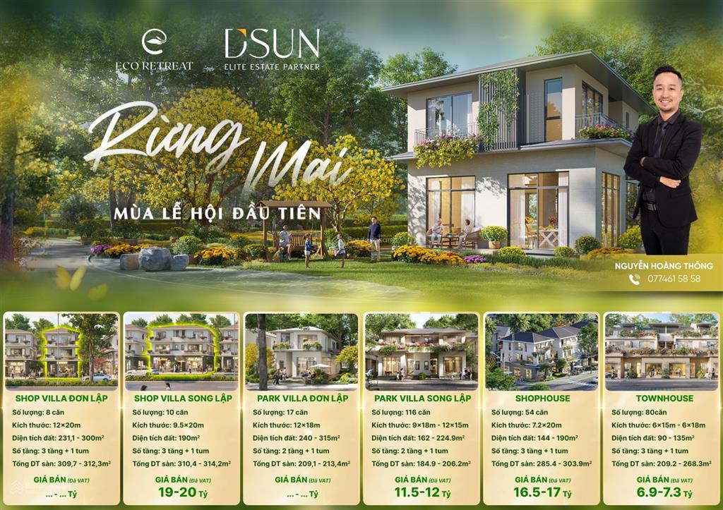Bán gấp nhà phố phân khu rừng mai đối diện tttm 9.5 ha giá chỉ từ 7.x tỷ