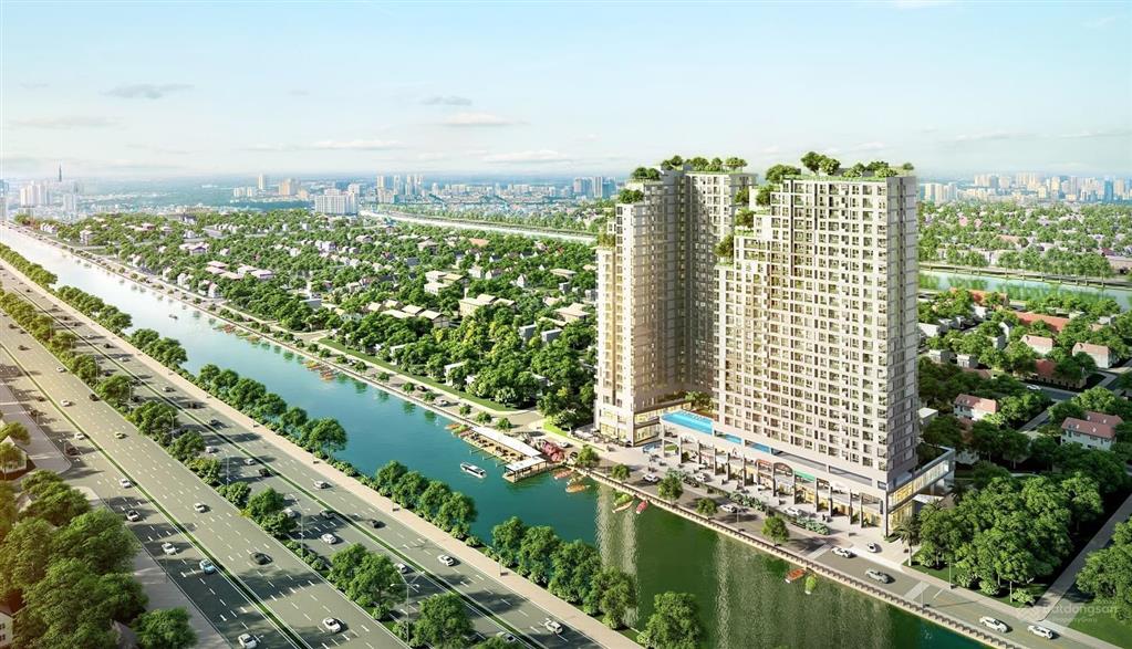 Bán căn góc 74m2 3pn giá 4,98 tỷ giá tốt dự án daqua, view hồ bơi + bến bình đông. 0906 435 ***