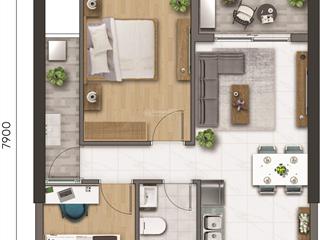 Hàng hiếm căn 54m2 2pn1wc d aqua view võ văn kiệt giá 3.9 tỷ, tầng trung.  0906 435 ***