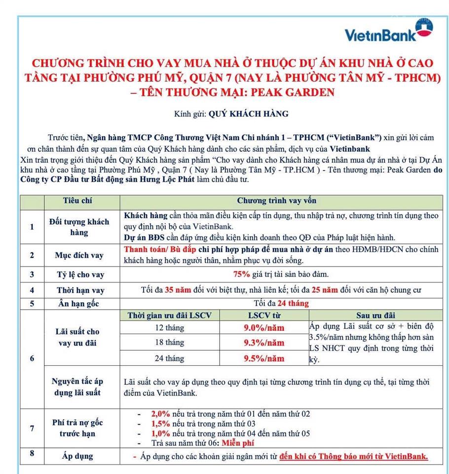 Bán căn hộ 2pn 71.4m2 hướng bắc về quận 1 giá 4tỷ750 đã tt 30%. trả theo tiến độ cđt