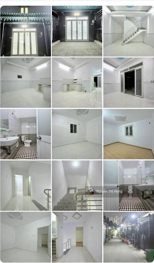 Cho thuê nhà nguyên căn hẻm 77 chuyên dùng 9 q74x10m,1l,2pn+nhà trống mới sơngiá6.5tr (ở liền)