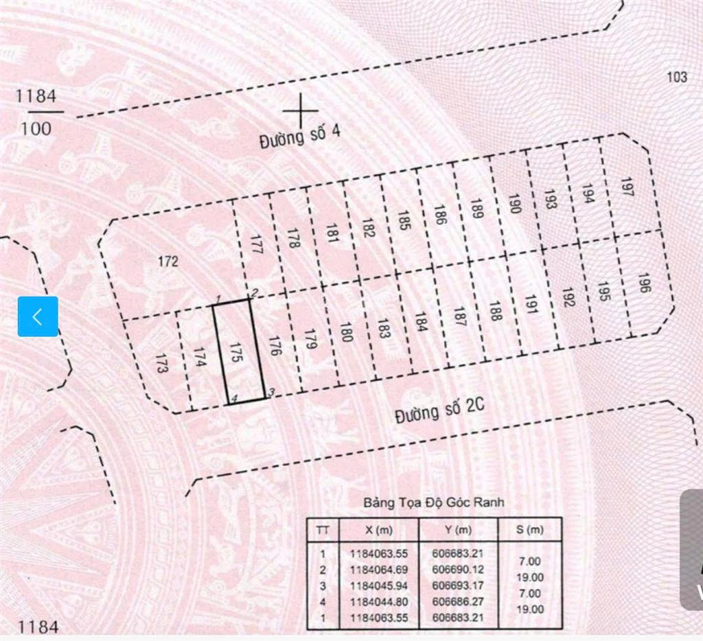 Bán lô đất rất đẹp trong khu dân cư phú mỹ chợ lớn, giá ưu đãi 16,8 tỷ, 133m2