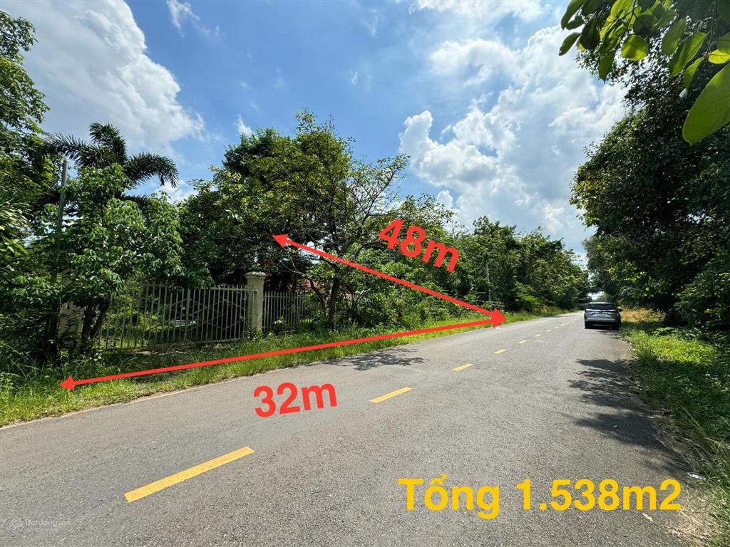 Bán đất + nhà vườn cấp 4 rộng 1.538m2 tại phường bến cát, hồ chí minh