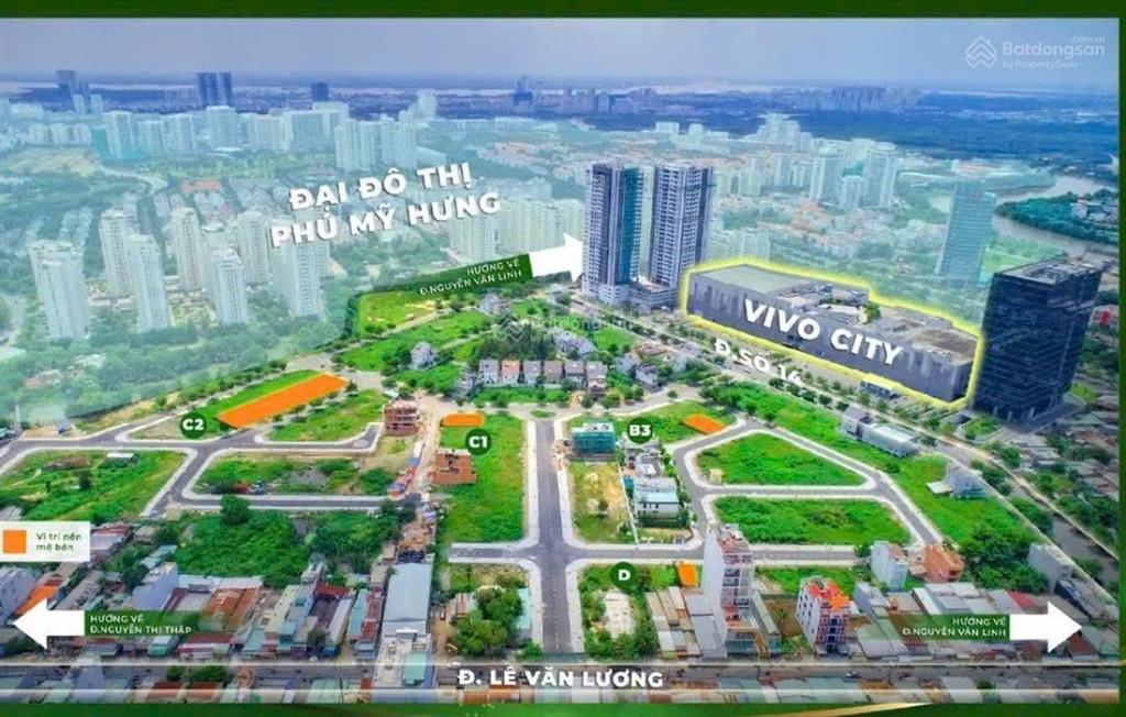 Cần bán gấp nền góc 2 mặt tiền kdc nghỉ ngơi giải trí sau lưng sc vivo city.