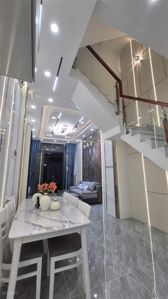 Nhà xây mới 3,4x11m, 4 tầng, đường hưng phú, p. chánh hưng, q.8