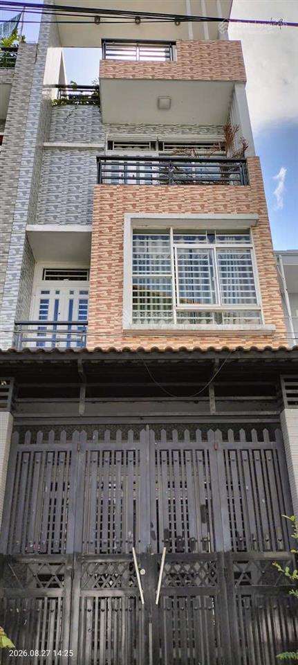 Bán nhà 4,5x16,3m, 1 trệt, 2 lầu, st, hẻm 6m phạm thế hiển, p.5, q.8