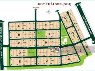 Nền biệt thự 325m2 kdc thái sơn 1 giá chỉ 60tr/m2