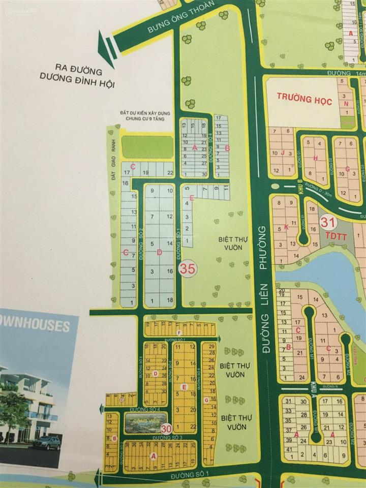 Bán gấp lô đất mẫu giáo trung ương liên phường q9 dt 6x22m, giá 62tr/m2