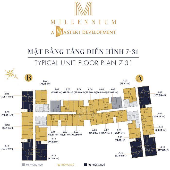 Bán nhanh căn millennium 2pn full nội thất giá 8,7 tỷ đang có hđ thuê.