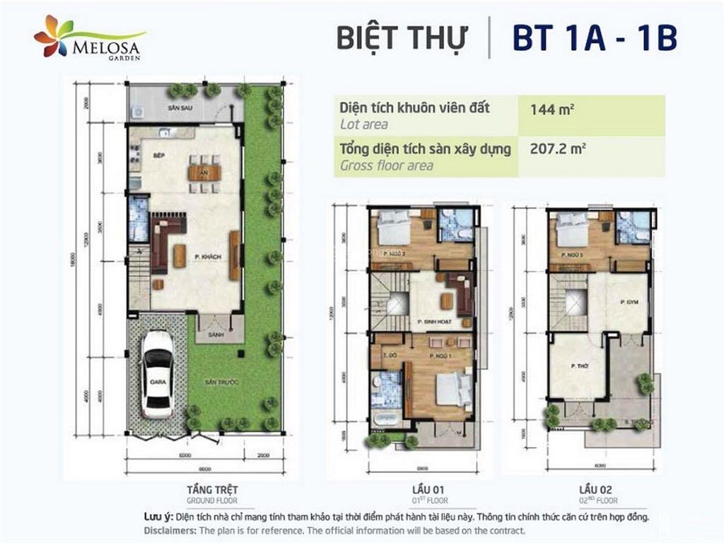 Bán bt song lập melosa dt 8x18m nhà full nthat giá 16,250 tỷ hàng hiếm thương lượng trực tiếp chủ.