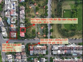 Bán đất nền dự án nam thông 2, 77,5 tỷ, 252m2, nhiều tiện ích, giá cực chất