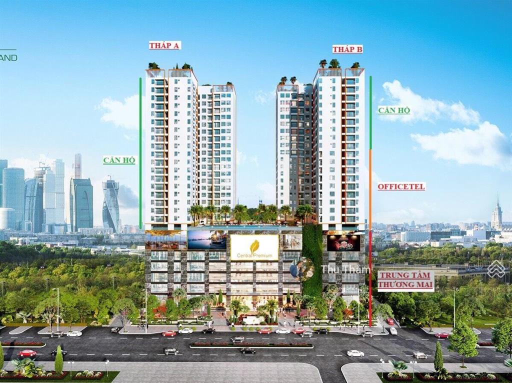 Hot! bán officetel central premium, 36m2, căn góc nhà mới đẹp, view công viên hồ bơi giá 2,6 tỷ