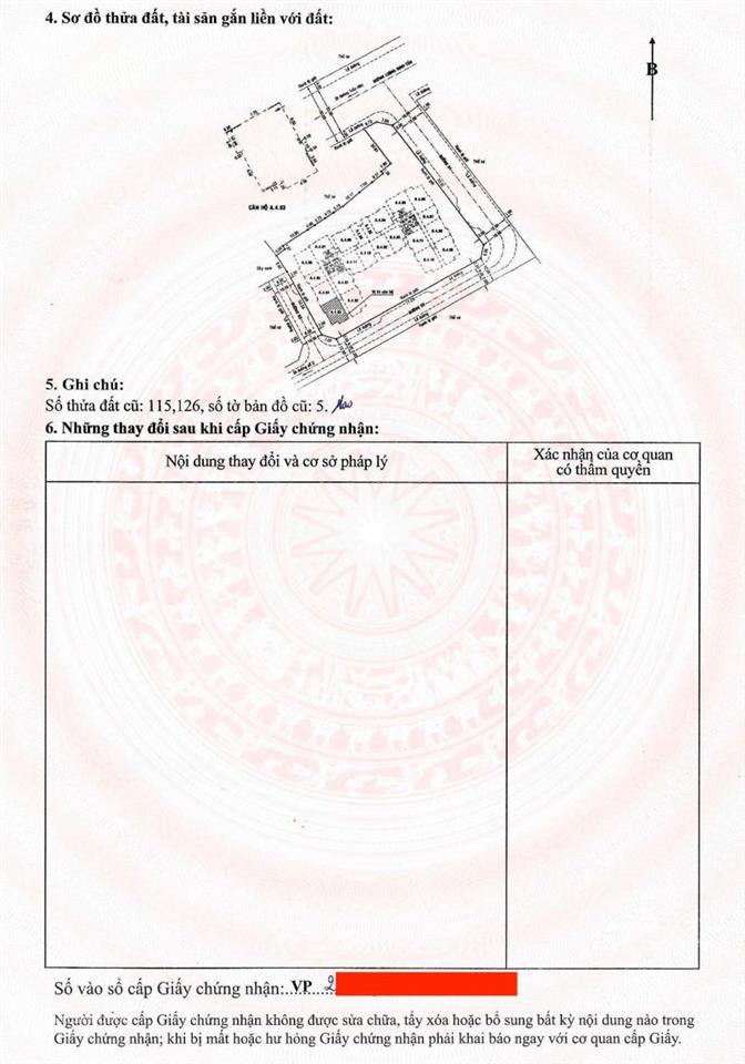 Bán căn hộ 3pn, 95m2 full nội thất, đã có sổ hồng  0908 155 ***