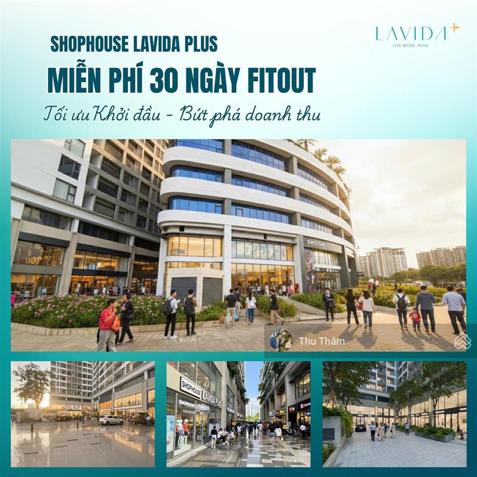 Cho thuê shophouse chung cư lavida, giá ưu đãi, cư dân sầm uất,  0908 155 ***