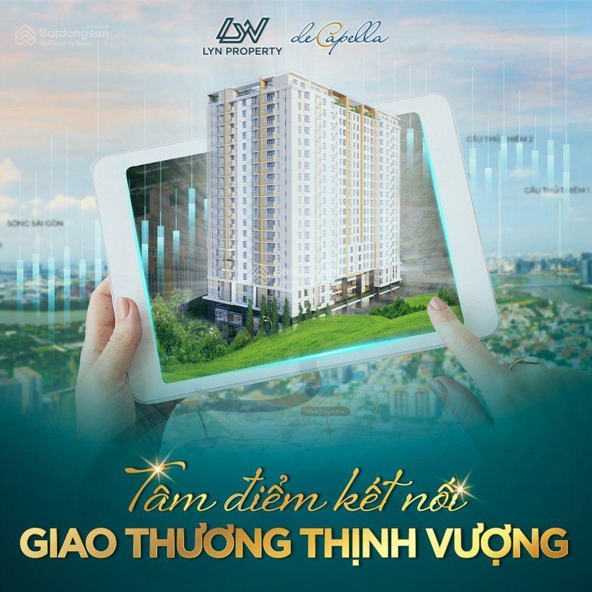 De capella, căn hộ 1 phòng ngủ ngay trung tâm thủ thiêm, đã có sổ hồng, view bitexco, landmark