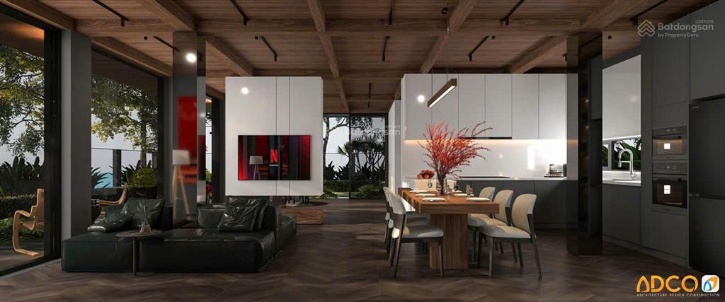 Bán nhà vườn ven sông 277m², 2 tầng, kiến trúc gỗ ngay xã nhơn đức, huyện nhà bè