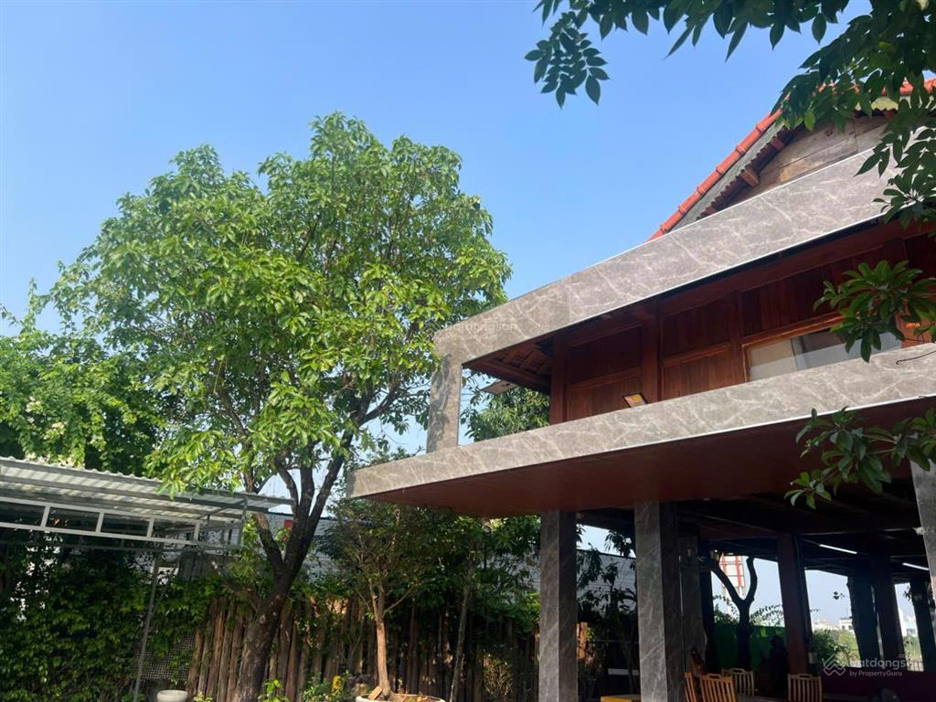 Bán nhà vườn ven sông 277m², 2 tầng, kiến trúc gỗ ngay xã nhơn đức, huyện nhà bè