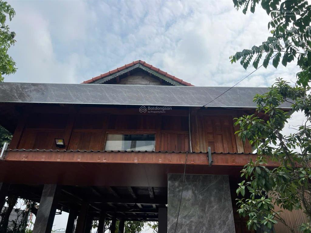 Bán nhà vườn ven sông 277m², 2 tầng, kiến trúc gỗ ngay xã nhơn đức, huyện nhà bè