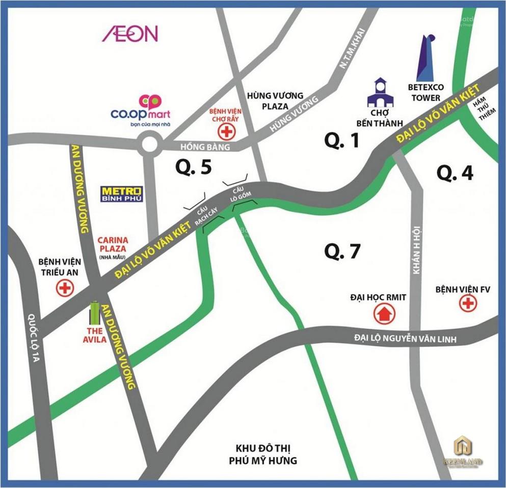 Bán căn góc đẹp avila q8  tầng cao view thoáng  60m2 2pn 1wc  giá chỉ 1.7tỷ xem ngay