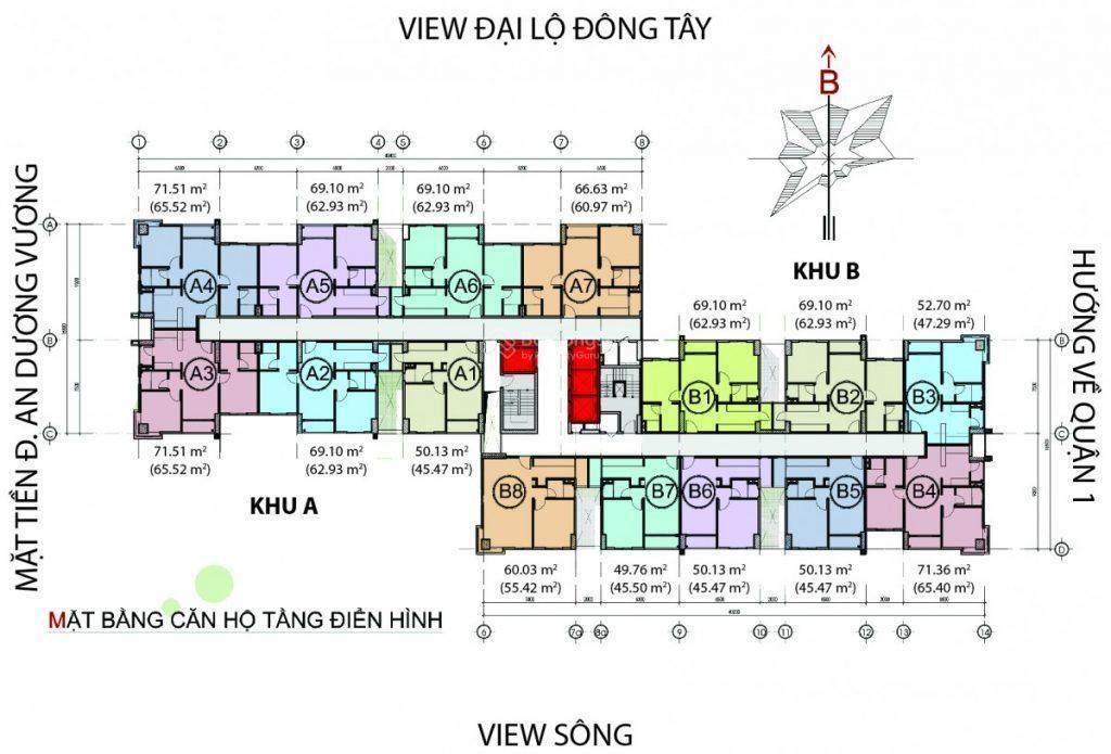 Bán căn góc đẹp avila q8  tầng cao view thoáng  60m2 2pn 1wc  giá chỉ 1.7tỷ xem ngay