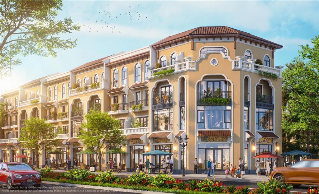 Căn góc 2 mặt tiền đường lớn 50m, view sân golf, thuận lợi kinh doanh
