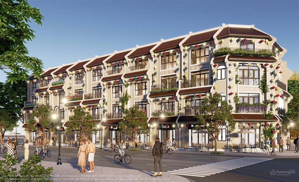 Căn góc 2 mặt tiền đường lớn 50m, view sân golf, thuận lợi kinh doanh