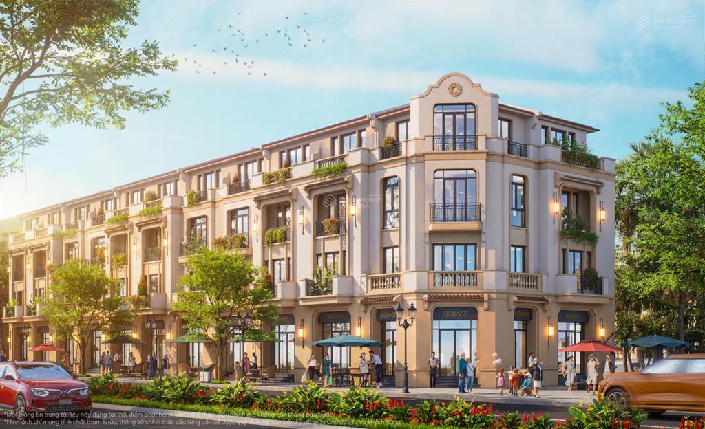 Căn góc 2 mặt tiền đường lớn 50m, view sân golf, thuận lợi kinh doanh