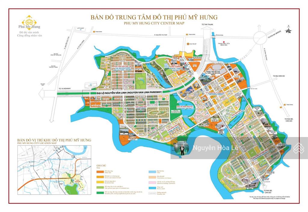 Cho thuê đất 4.300m2 nguyễn văn linh, phú mỹ hưng 3 mặt tiền