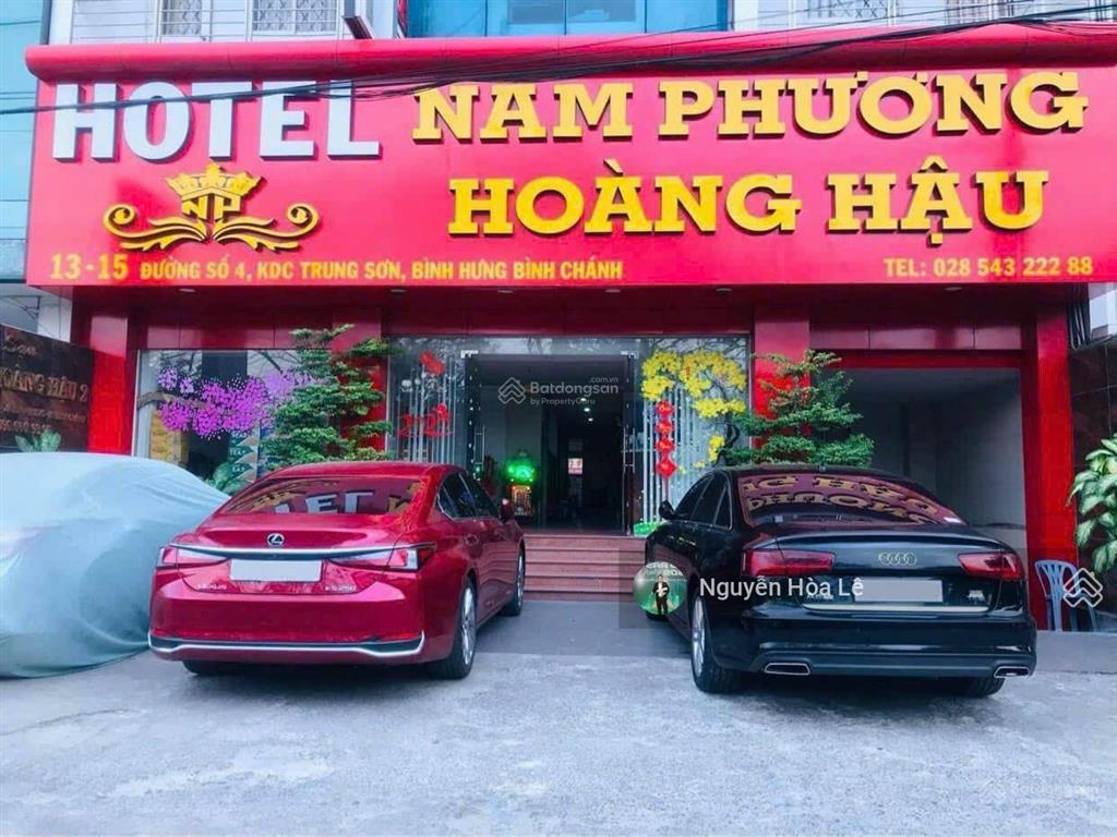 Bán khách sạn nam phương hoàng hậu kdc trung sơn, hai mặt tiền vị trí kinh doanh rất tốt