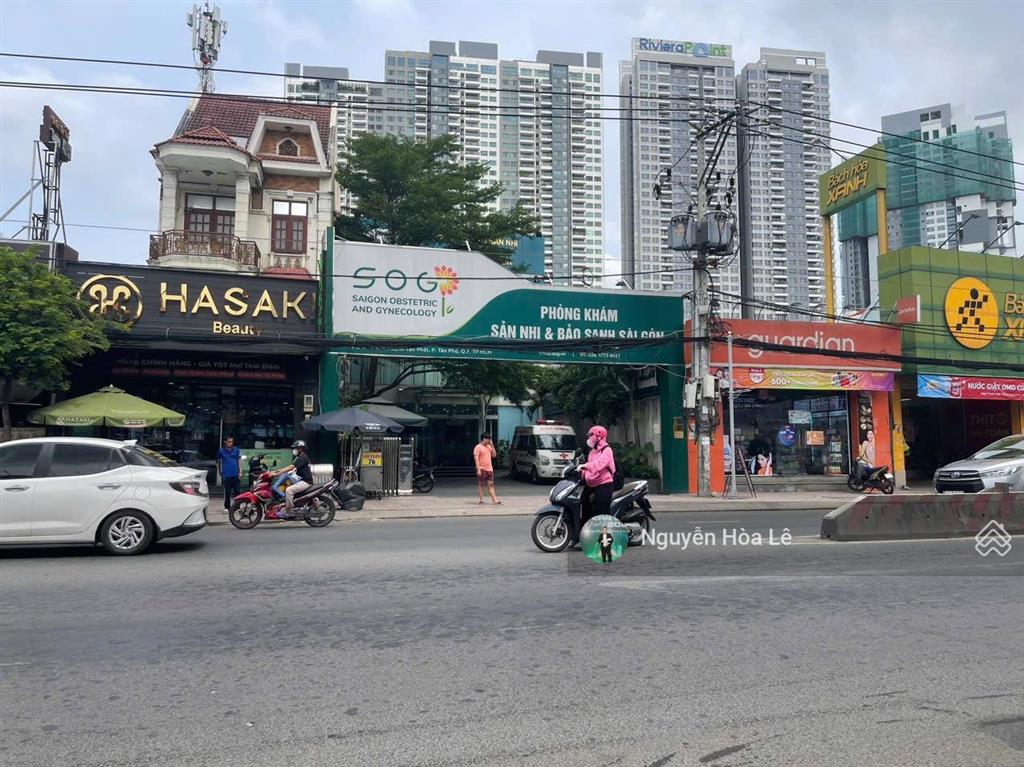 Bán nhà mặt tiền huỳnh tấn phát, phú thuận 10x50m, đang kinh doanh, giá 90 tỷ