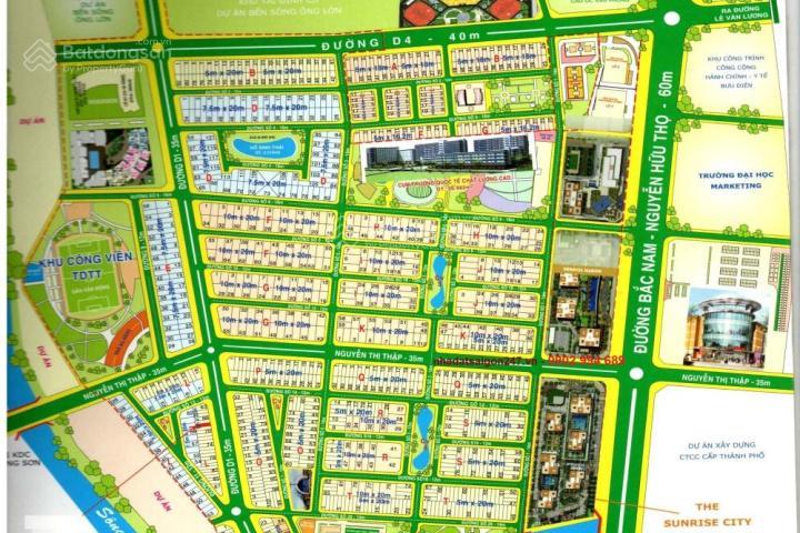 Cho thuê văn phòng 100m2 giá tốt nhất dự án him lam kênh tẻ quận 7