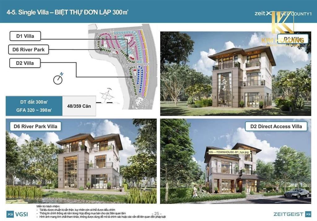 Căn biệt thự 300m2, loại c1 (2 mặt tiền view sông)  giá tốt, sổ hồng, nhận nhà ngay