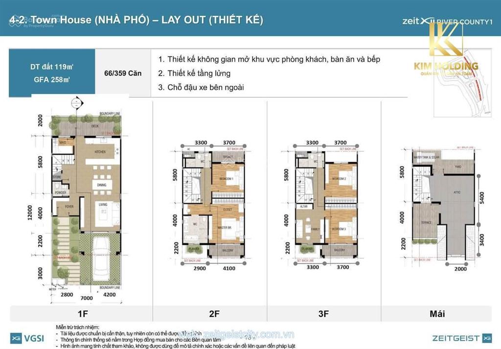 Bán nhà phố zeitgeist nhà bè 119m2, sổ hồng sẵn, vị trí đẹp, giá tốt 15.85 tỷ xem nhà  em