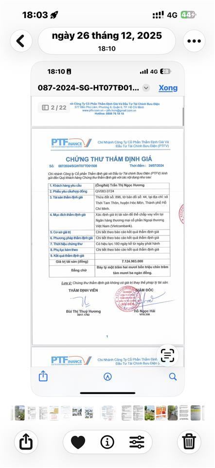 Chính chủ bán đất thổ cư 268,2m2 thới tam thôn, hóc môn giá 7,5 tỷ có hỗ trợ vay ngân hàng