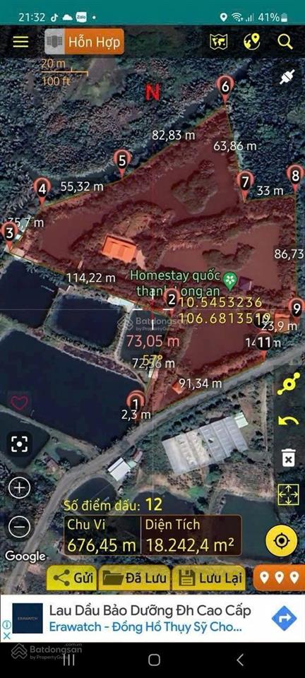 Bán đất tại đường 830, cảng long an đông thạnh, 16,8 tỷ, 13.000 m2, giá 16.8 tỷ chính chủ