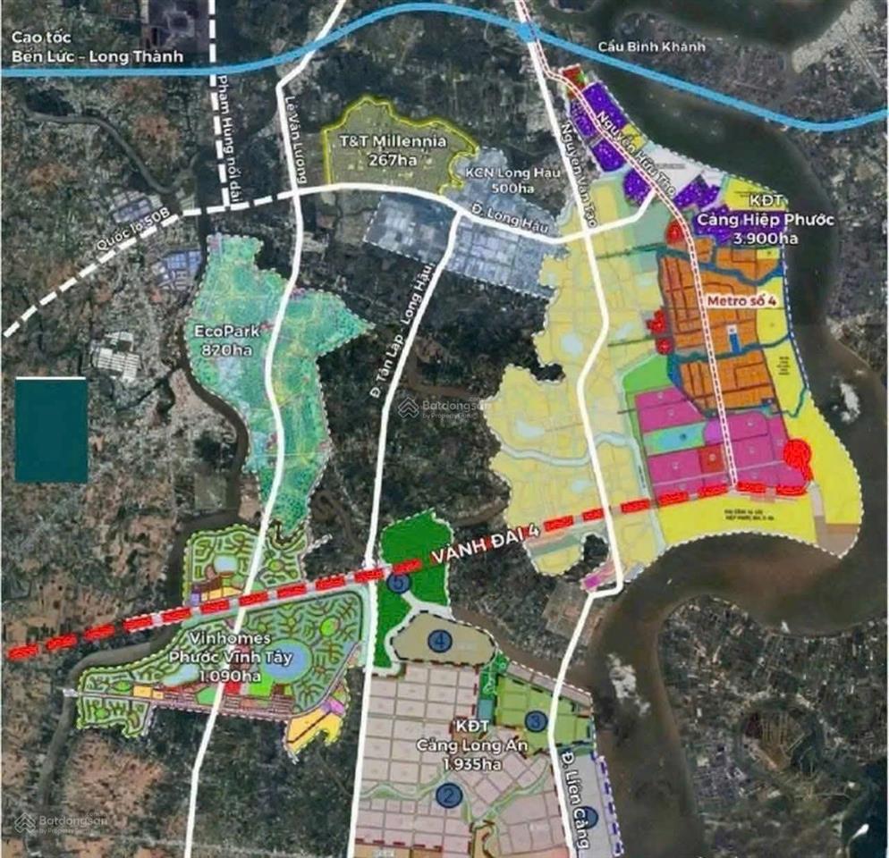 Bán đất kcn cảng long an. đường 830, huyện cần giuộc, 5 triệu/m2, 51.117 m2, long an. (tây ninh)