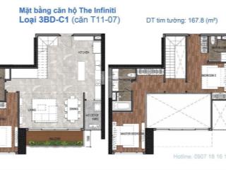 Bán rẻ căn hộ duplex  3pn  nhà thô tại cc infinity  keppel land  liền kề pmh  quận 7