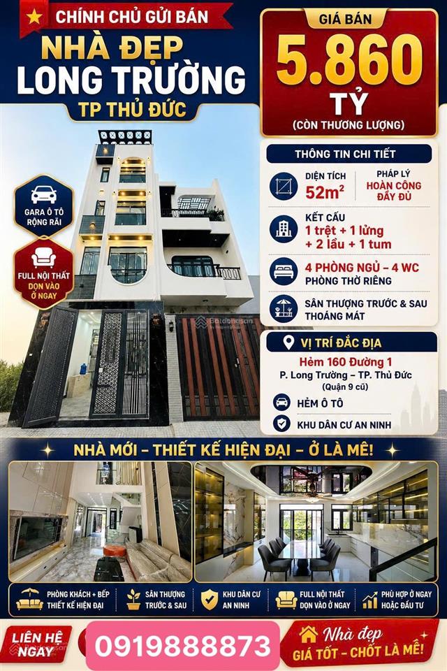 Bán nhà mặt phố trường lưu, 4,75 tỷ, 52m², 4pn, 4wc, 3t, đẹp như mơ
