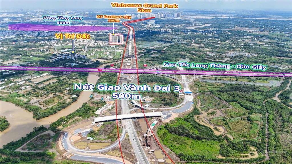 Bán đất nền dự án eco6 tại kdc trường lưu, 3,4 tỷ, 50,4 m²  vành đai 3, vinhomes quận 9
