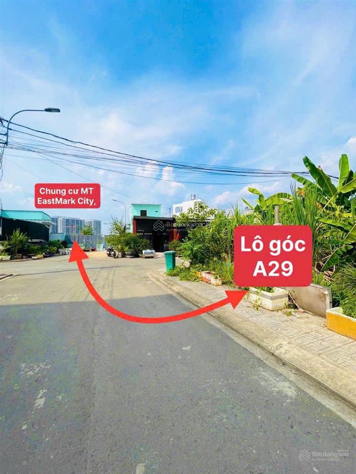 Bán đất lô góc 2 mặt tiền ngang 6,5m rất đẹp cn 80m2  khu eco6 ngay nút giao vành đai 3 giá 4,5 tỷ
