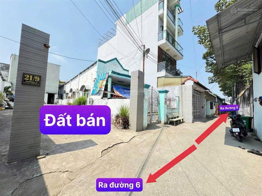 Giảm 1,1 tỷ còn 4,850 tỷ/110m2 (5,63m ngang) đường số 6 lò lu  quận 9 hcm ngay vành đai 3