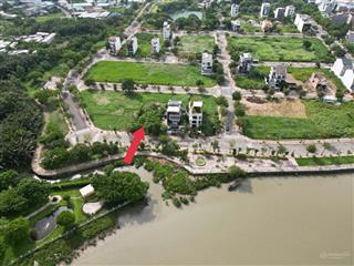 Bán đất nền bộ công an phạm hữu lầu 1 lô duy nhất view sông tôm 12x27m giá 35 tỷ