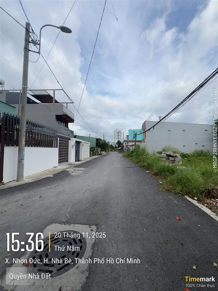 Đất thổ cư hẻm nhựa 6m, 1874 lê văn lương. dt 128m2 giá 4,03 tỷ