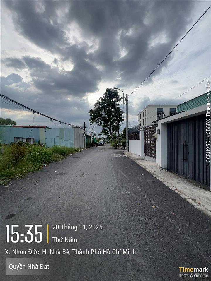 Đất thổ cư hẻm nhựa 6m, 1874 lê văn lương. dt 128m2 giá 4,03 tỷ