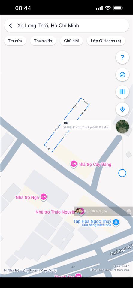 Đất thổ cư 10x56m ngay cổng a kcn hiệp phước