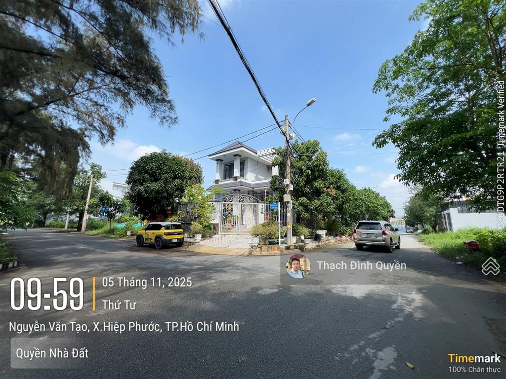 Đất thổ cư mt hàng dương hẻm 274 nguyễn văn tạo 6x20m đường 26m