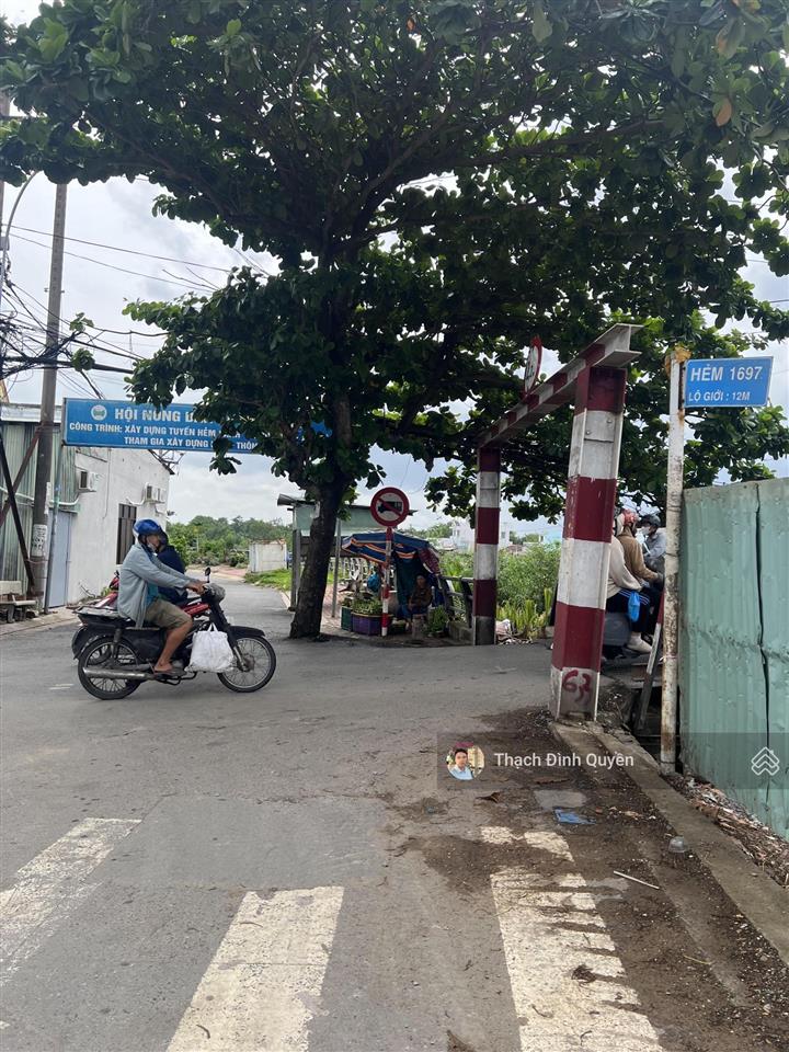 Đất thổ cư hẻm 1697 lê văn lương
