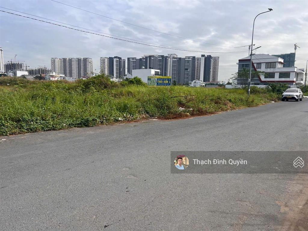 Đất biệt thự dự án khu dân cư thái sơn, 10x25m giá 60 triệu/m2